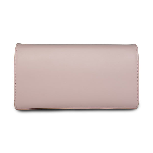SAINT LAURENT CLASSIC MONOGRAM CLUTCH IN PINK LEATHER – BRANDS N BAGS